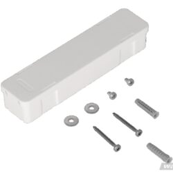 Gehäuse für Hirschmann STAK 3 / STAS 3 in weiß, inklusive Befestigungsmaterial