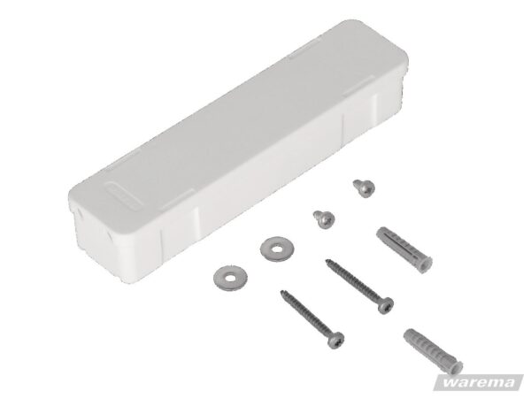Gehäuse für Hirschmann STAK 3 / STAS 3 in weiß, inklusive Befestigungsmaterial