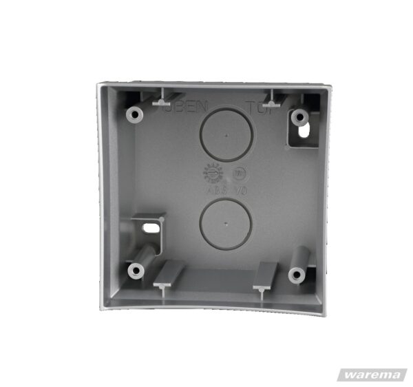 AP-Montageset für WAREMA Minitronic dialog und WAREMA Comfort Timer silber
