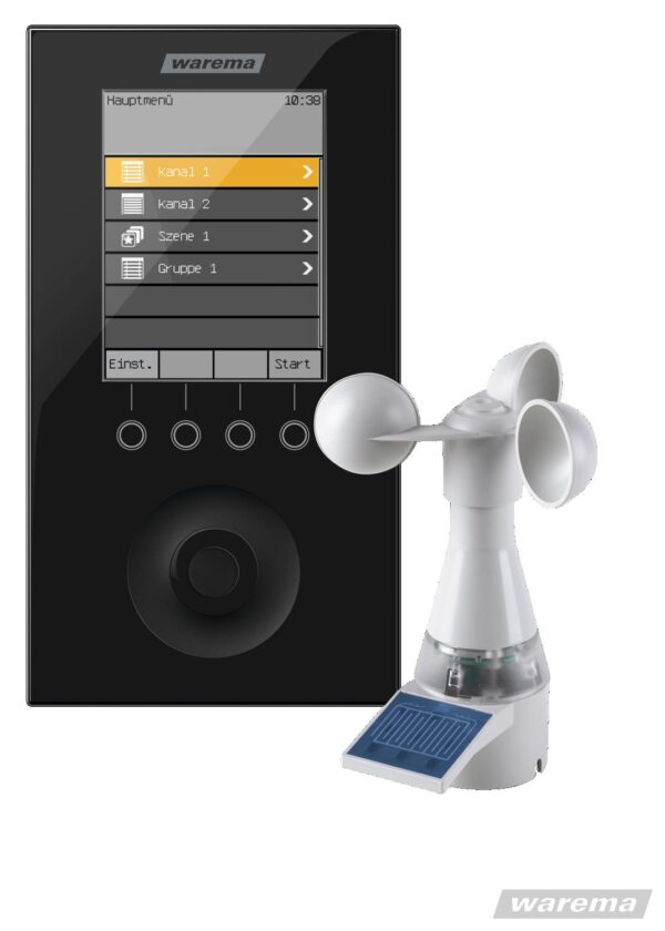 WAREMA Bundle Wisotronic 1-​Kanal Steuerung inkl. Wetterstation multisense #1002840 #1002841 – Bild 2