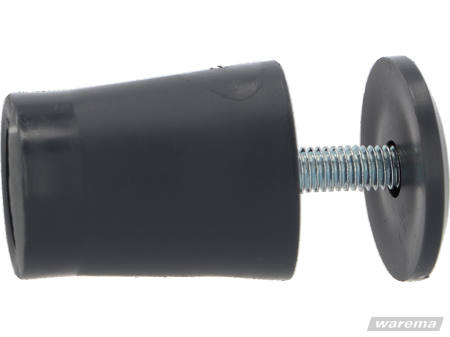 Anschlagstopper , 40 mm, mit Kreuzschlitz und Plättchen – Bild 2