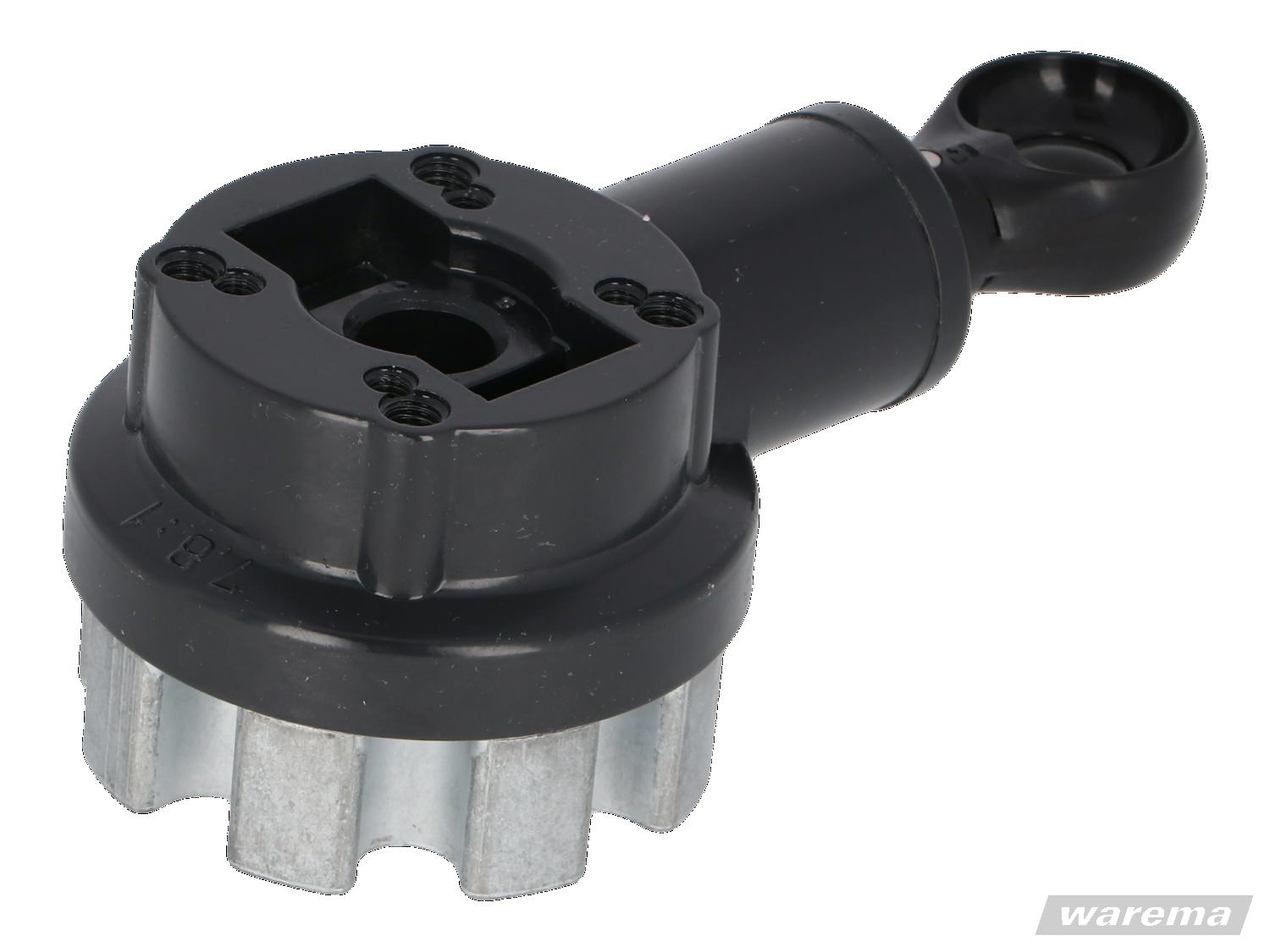 WAREMA Getriebe 7,8:1 schwarzgrau, für Welle d85 #526010 – Bild 3