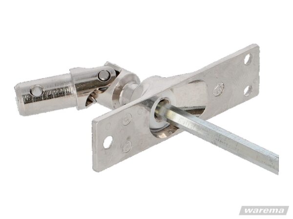 WAREMA Gelenklager 35 - 54 Grad, mit Zapfen d12,9 mm, 6 mm Sechskant, 700 mm #525030 – Bild 4