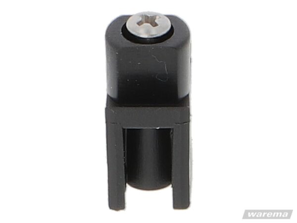 WAREMA Endverschluss schwarz, mit Schraube #314001 – Bild 3
