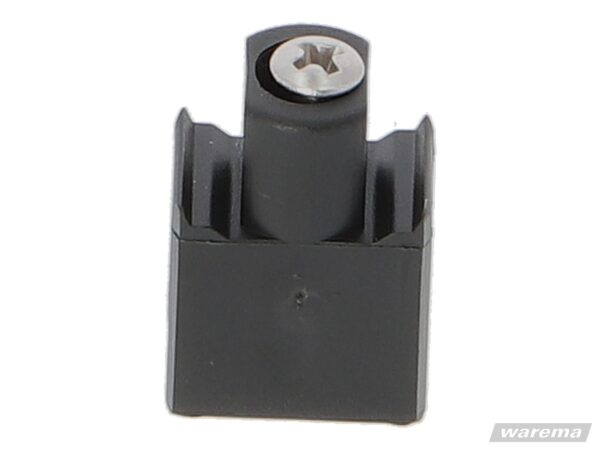 WAREMA Endverschluss schwarz, mit Schraube #314001 – Bild 2